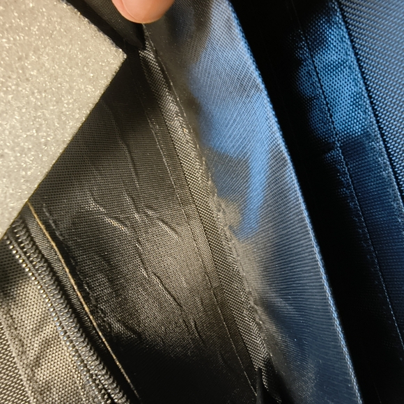 Stylish White and Blue Patterned Women's Clutch - Picture 6 of 11